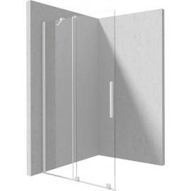 PRIZMA Ścianka prysznicowa walk-in 140 cm - przesuwna