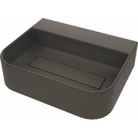 ARNIKA Umywalka granitowa nablatowa z miejscem na baterię - z maskownicą