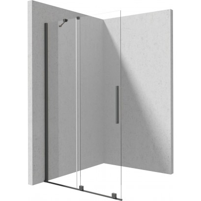PRIZMA Ścianka prysznicowa walk-in 80 cm - przesuwna