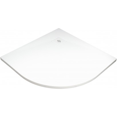 SILIA Brodzik akrylowy półokrągły 90x90 cm