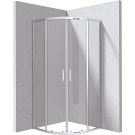 FUNKIA EVO Kabina prysznicowa półokrągła 90x90 cm