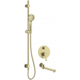 ARNIKA Zestaw prysznicowy podtynkowy z wylewką wannową