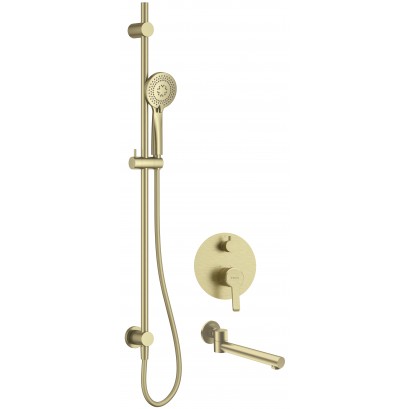 ARNIKA Zestaw prysznicowy podtynkowy z wylewką wannową