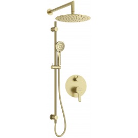 ARNIKA Zestaw prysznicowy podtynkowy z drążkiem - z głowicą prysznicową