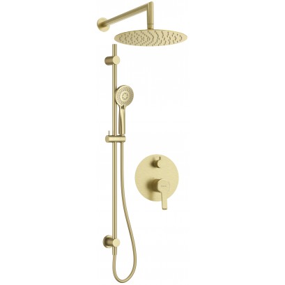 ARNIKA Zestaw prysznicowy podtynkowy z drążkiem - z głowicą prysznicową