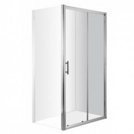 CYNIA Drzwi prysznicowe wnękowe 100 cm - przesuwne