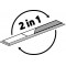 Odpływ liniowy podłogowy 90 cm - Odwracalny