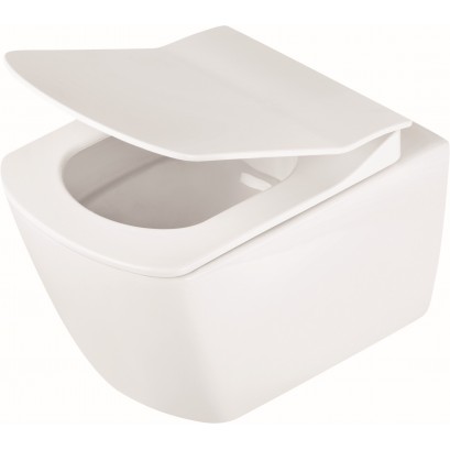 ANEMON Miska WC z deską bezkołnierzowa