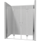 Zabudowa wnęki: podwójne drzwi składane 100 cm + 100 cm