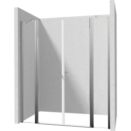 Zabudowa wnęki: podwójne drzwi uchylne 100 cm + 80 cm