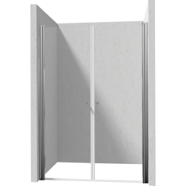 Zabudowa wnęki: podwójne drzwi wahadłowe 70 cm + 70 cm