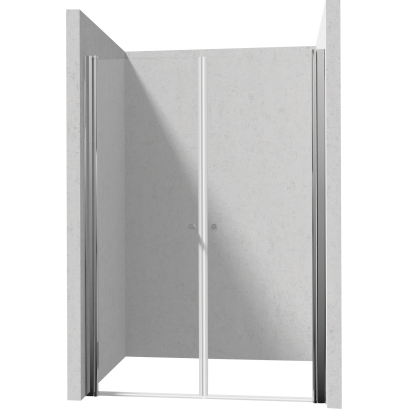 Zabudowa wnęki: podwójne drzwi wahadłowe 90 cm + 70 cm