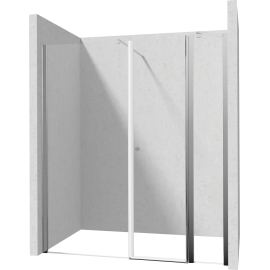Zabudowa wnęki: drzwi uchylne 90 cm + ścianka 40 cm
