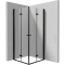 Kabina narożna: podwójne drzwi składane 100 cm + 70 cm