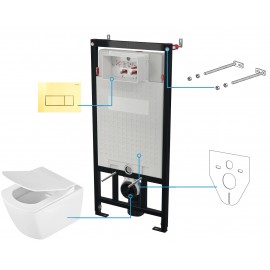 ANEMON ZERO Zestaw WC podtynkowy 6 w 1