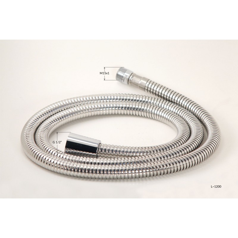 Wąż do baterii zlewozmywakowych z wyciąganą wylewką - 120 cm