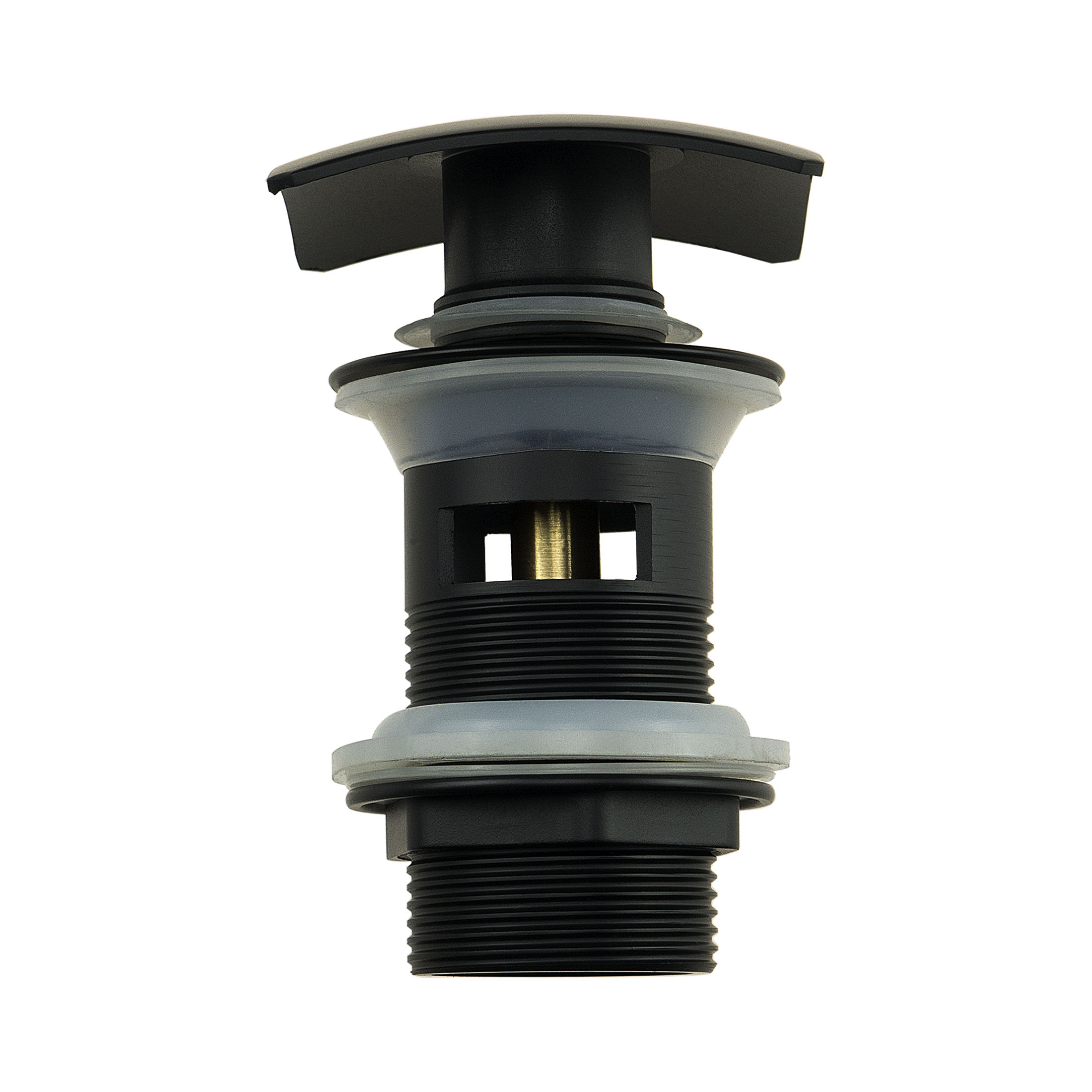 Plug for sink, square - with overflow