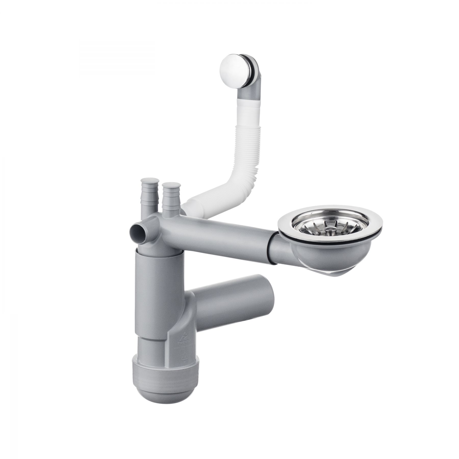 Space-Saver Lux - Syfon do zlewozmywaka granitowego 1-komorowego - Space-Saver