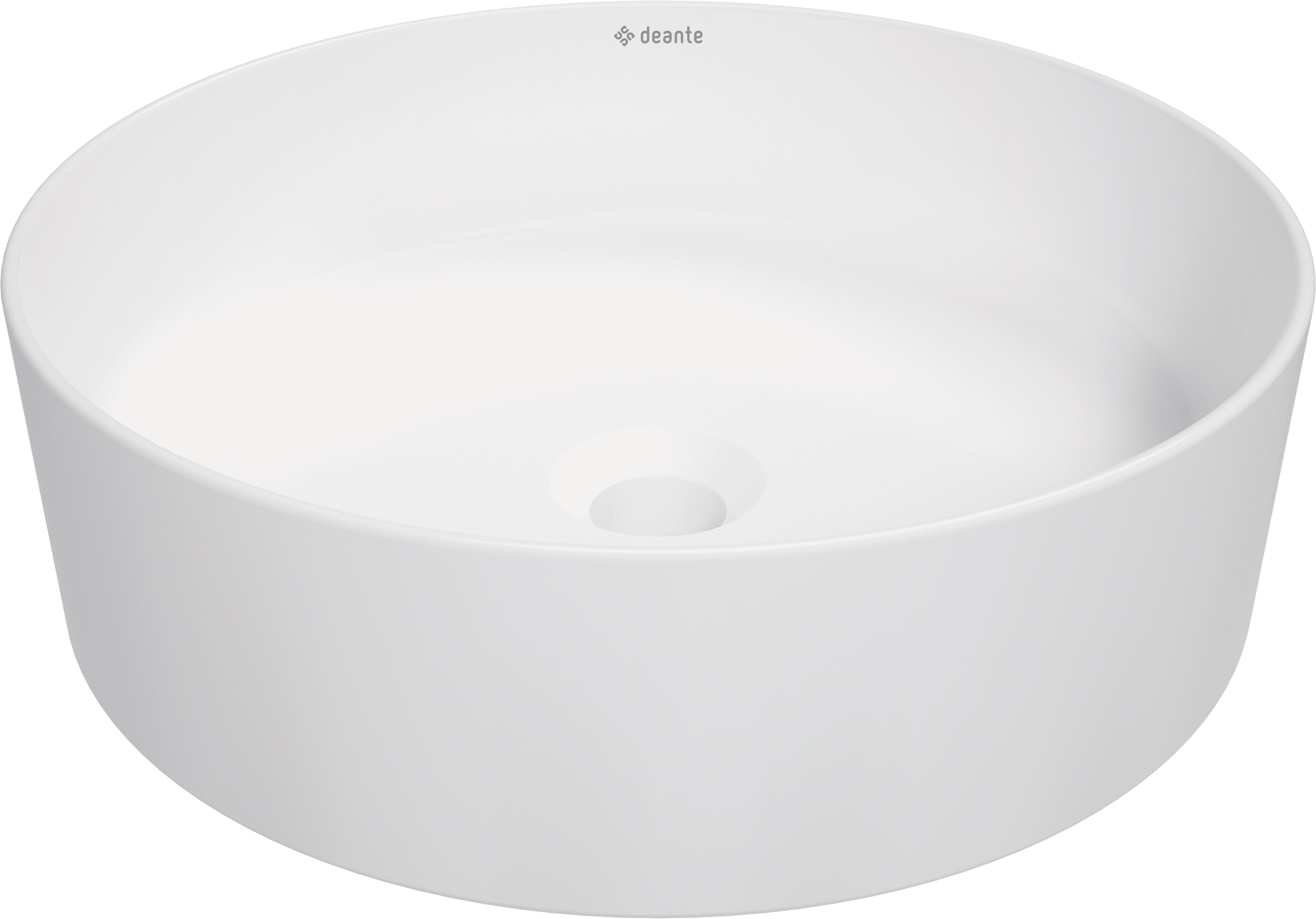 Round - Umywalka ceramiczna nablatowa