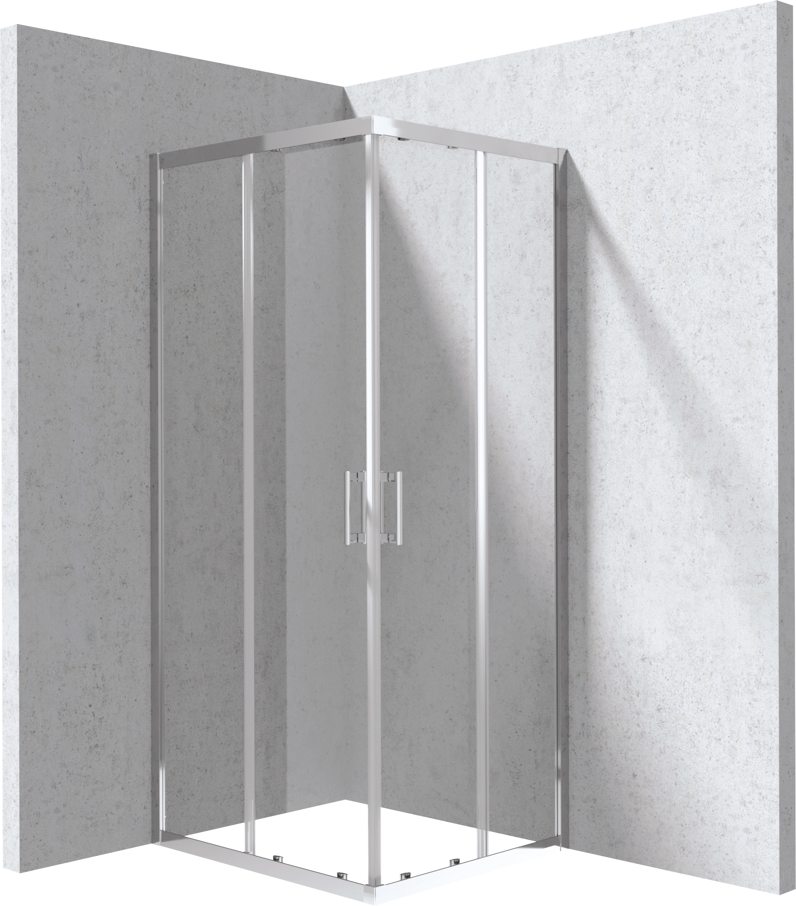 Funkia Evo - Kabina prysznicowa prostokątna 80x90 cm