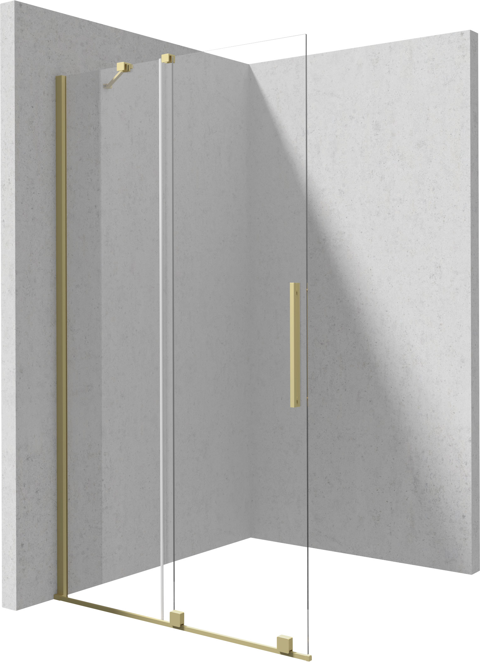 Prizma - Ścianka prysznicowa walk-in 120 cm - przesuwna