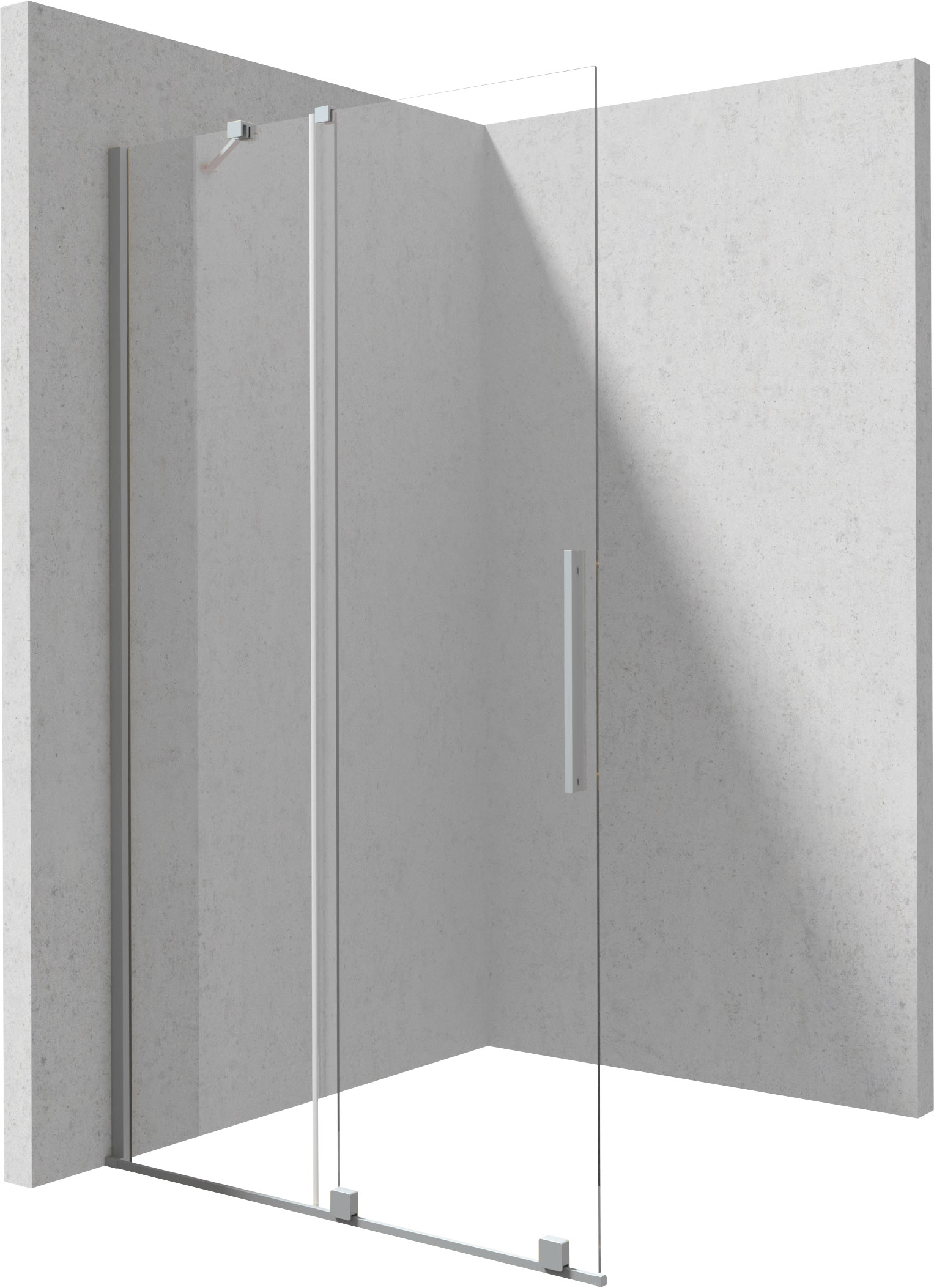 Prizma - Ścianka prysznicowa walk-in 100 cm - przesuwna
