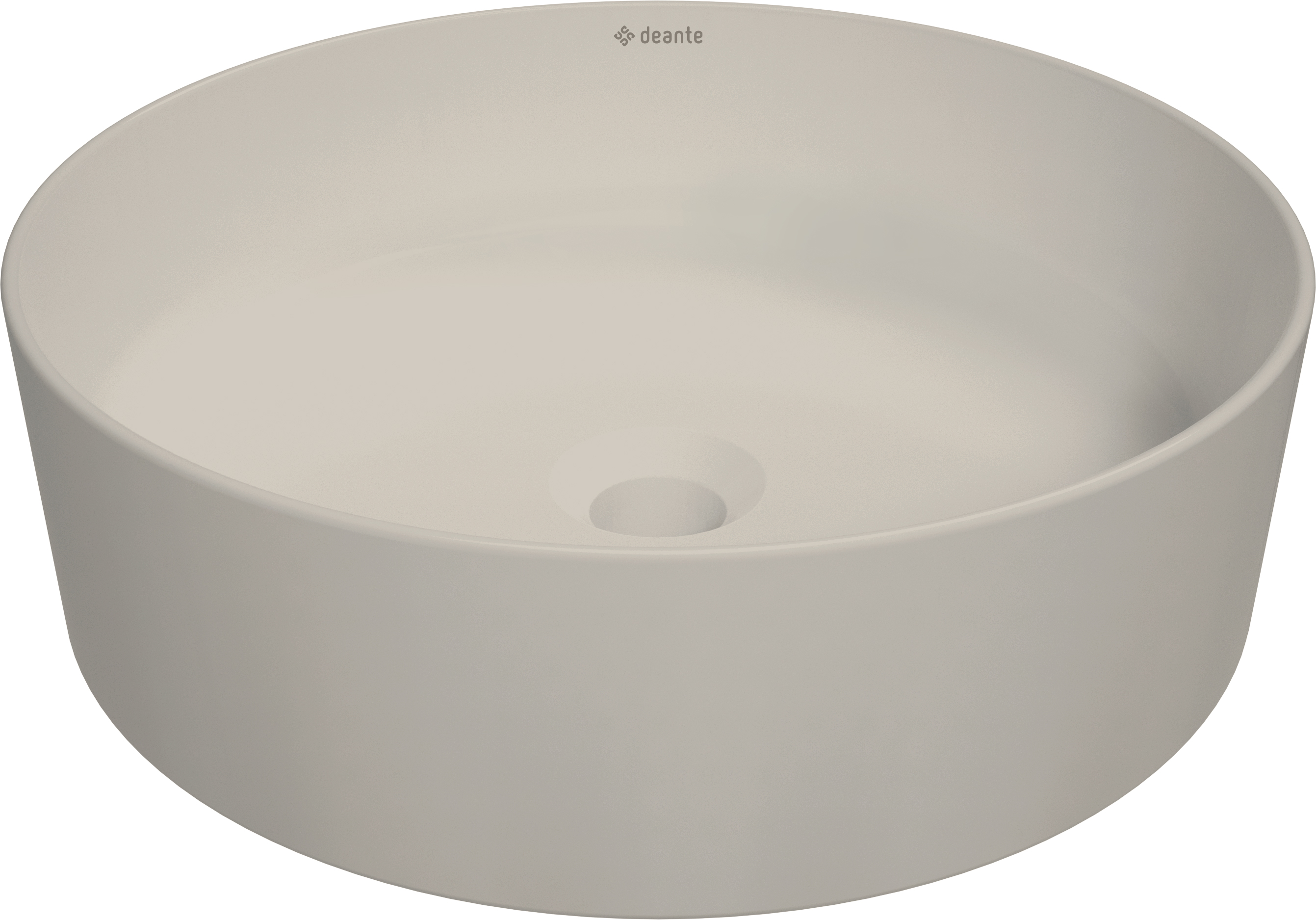 Round - Umywalka ceramiczna nablatowa