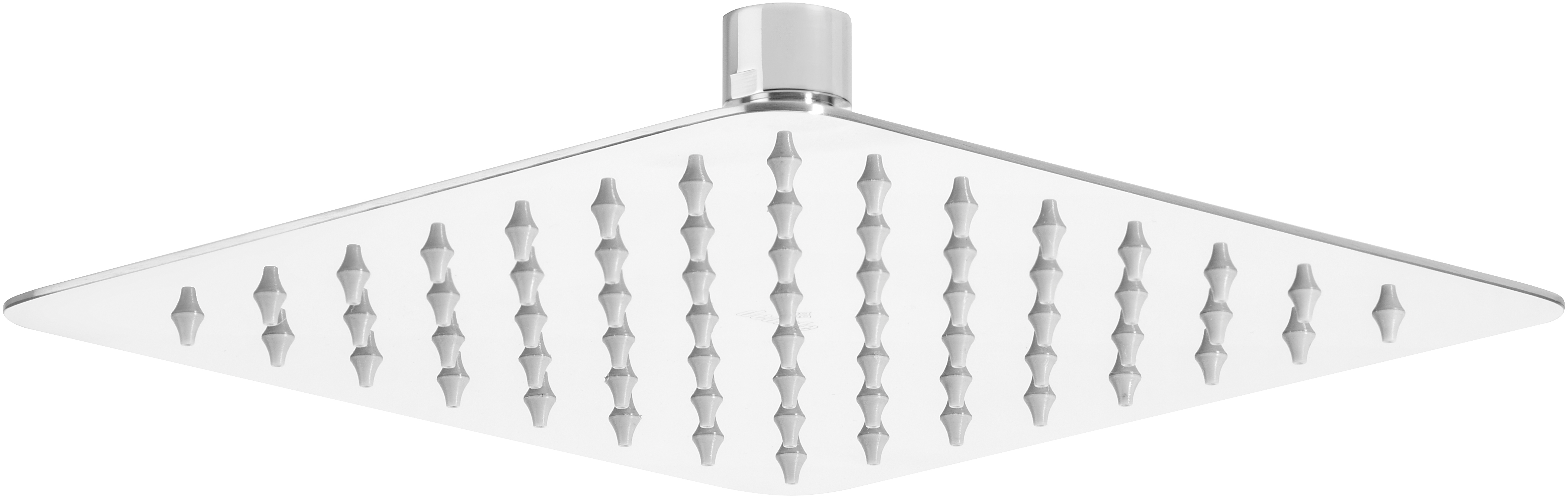 Głowica prysznicowa stalowa - 200x200 mm