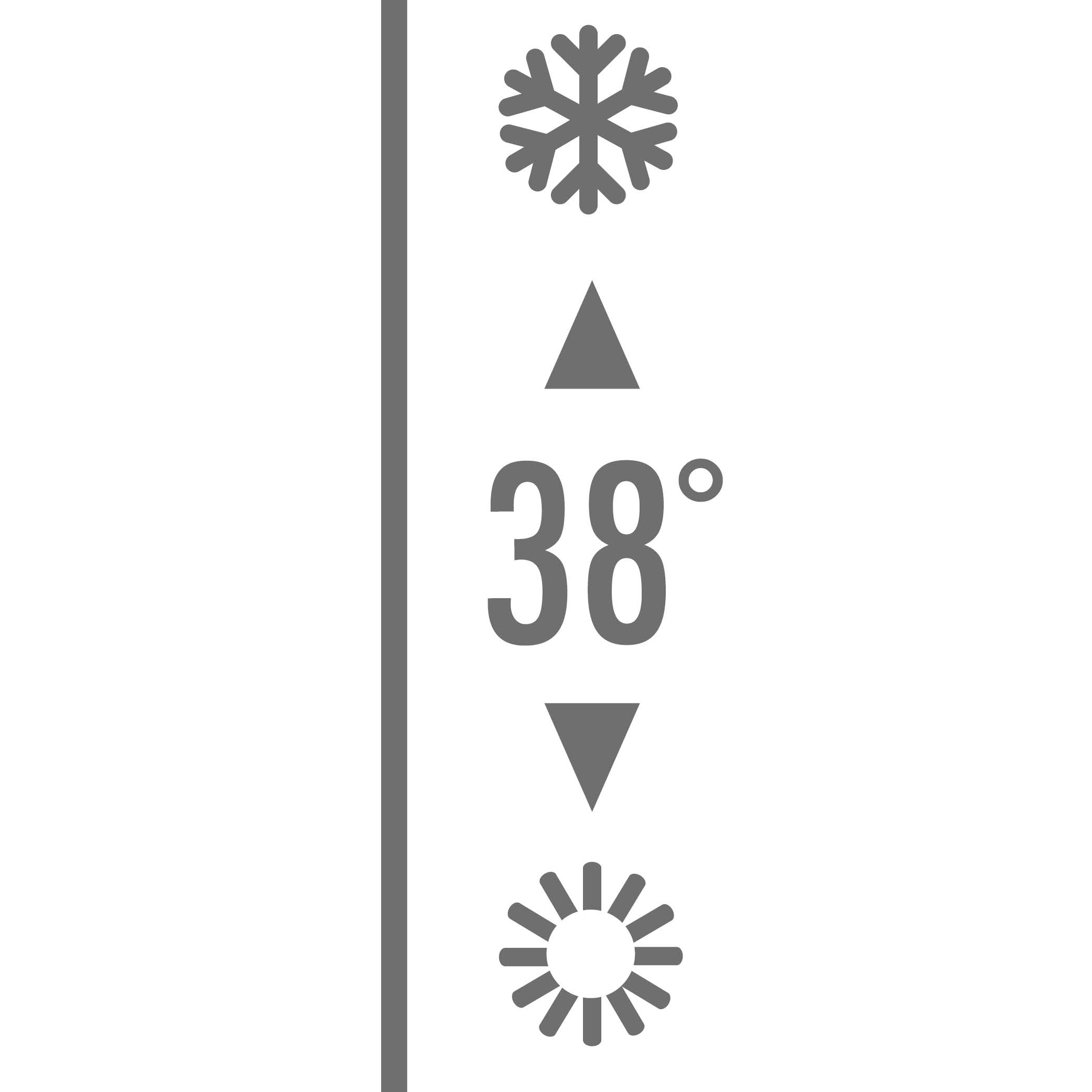 Głowica termostatyczna umożliwiająca precyzyjne ustawienie temperatury wody