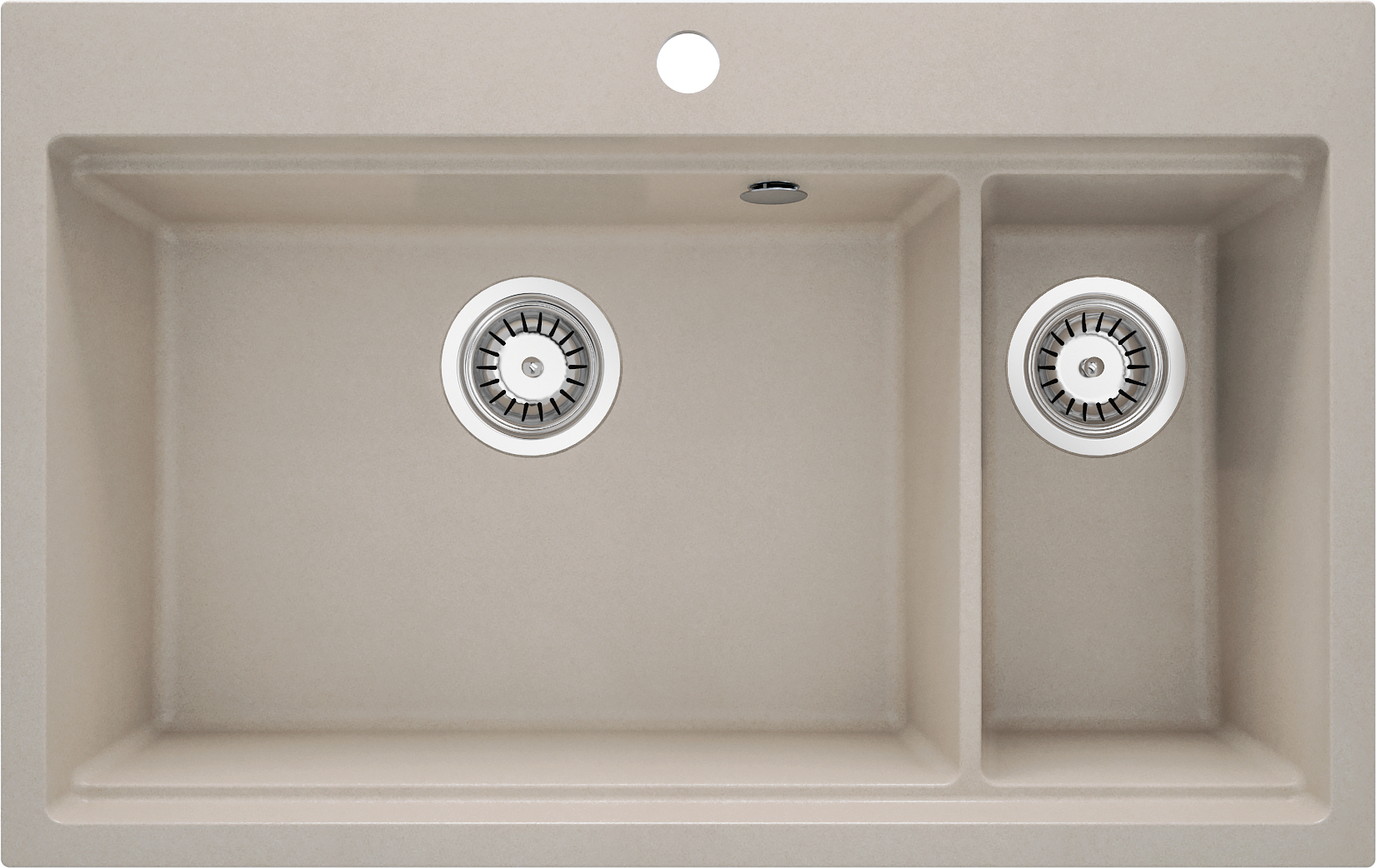 Granite sink, 1.5-bowl