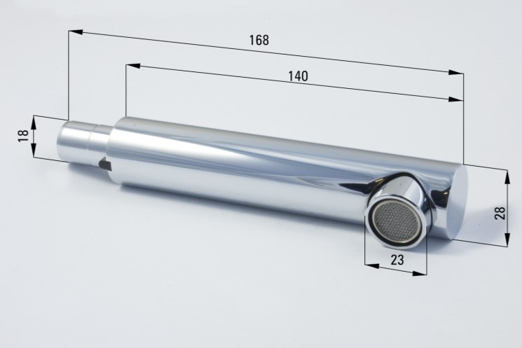 Hand shower, for kitchen taps
