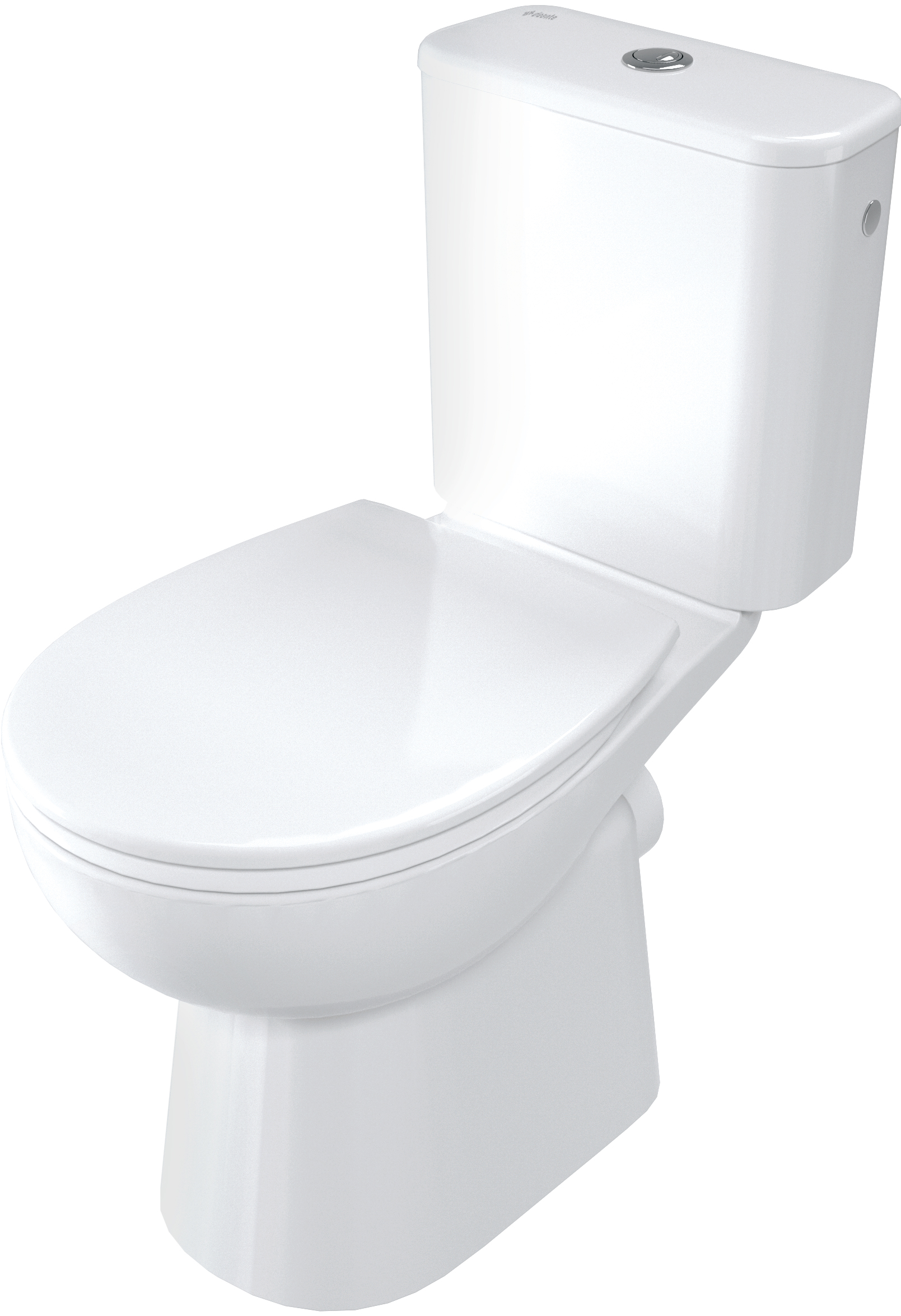 Funkia Evo - Miska WC kompakt bezkołnierzowa