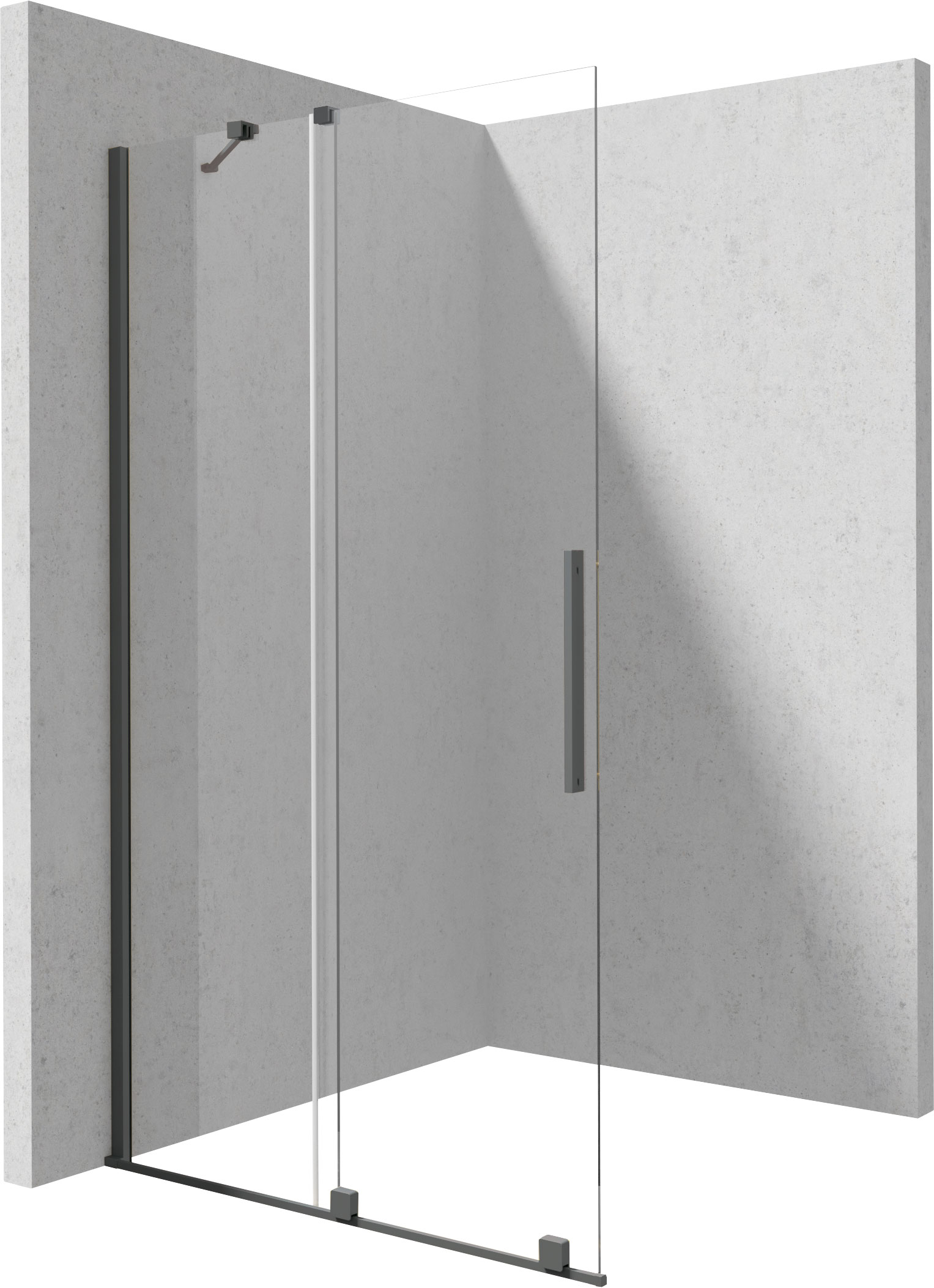 Prizma - Ścianka prysznicowa walk-in 100 cm - przesuwna