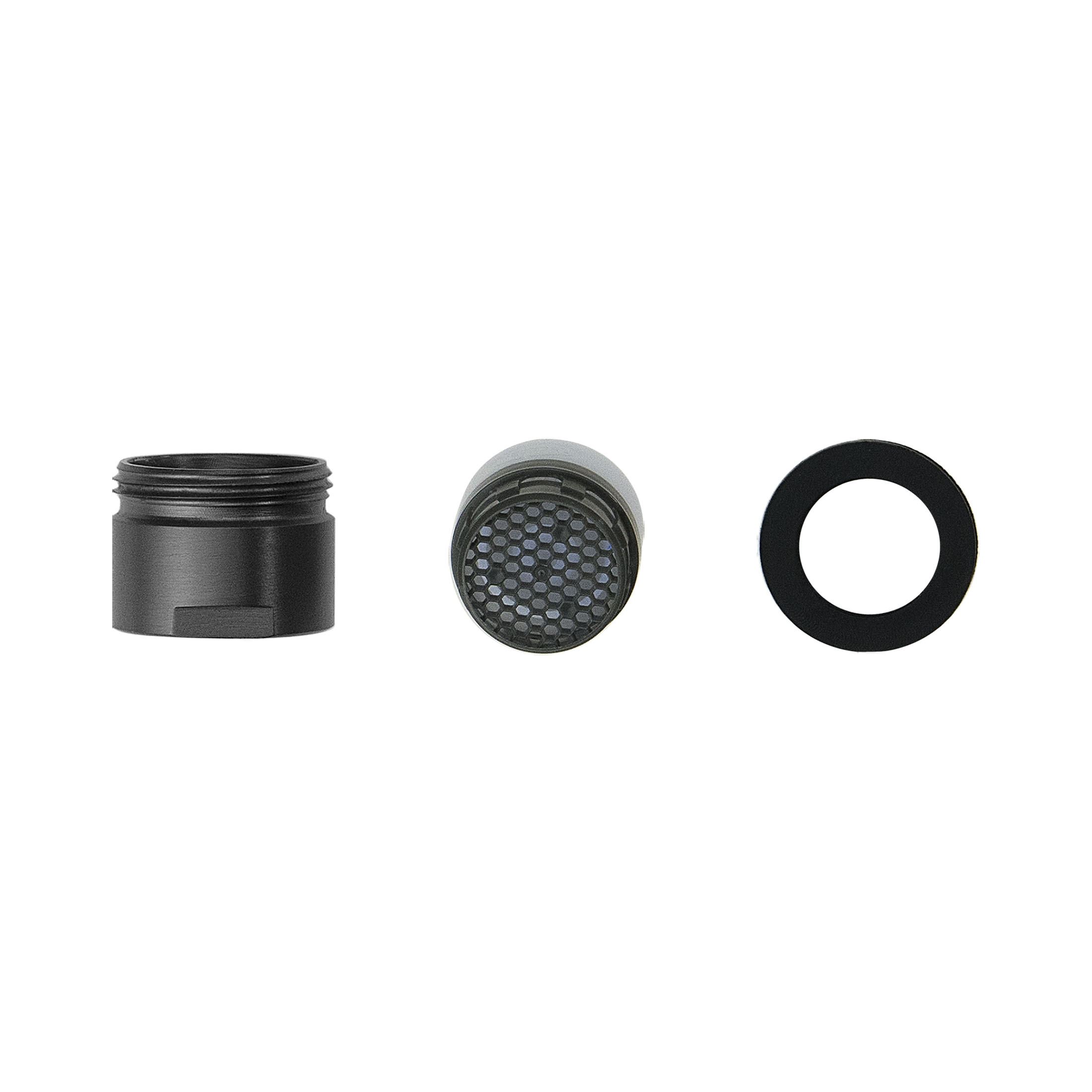 Aerator, for kitchen taps, for water filtration