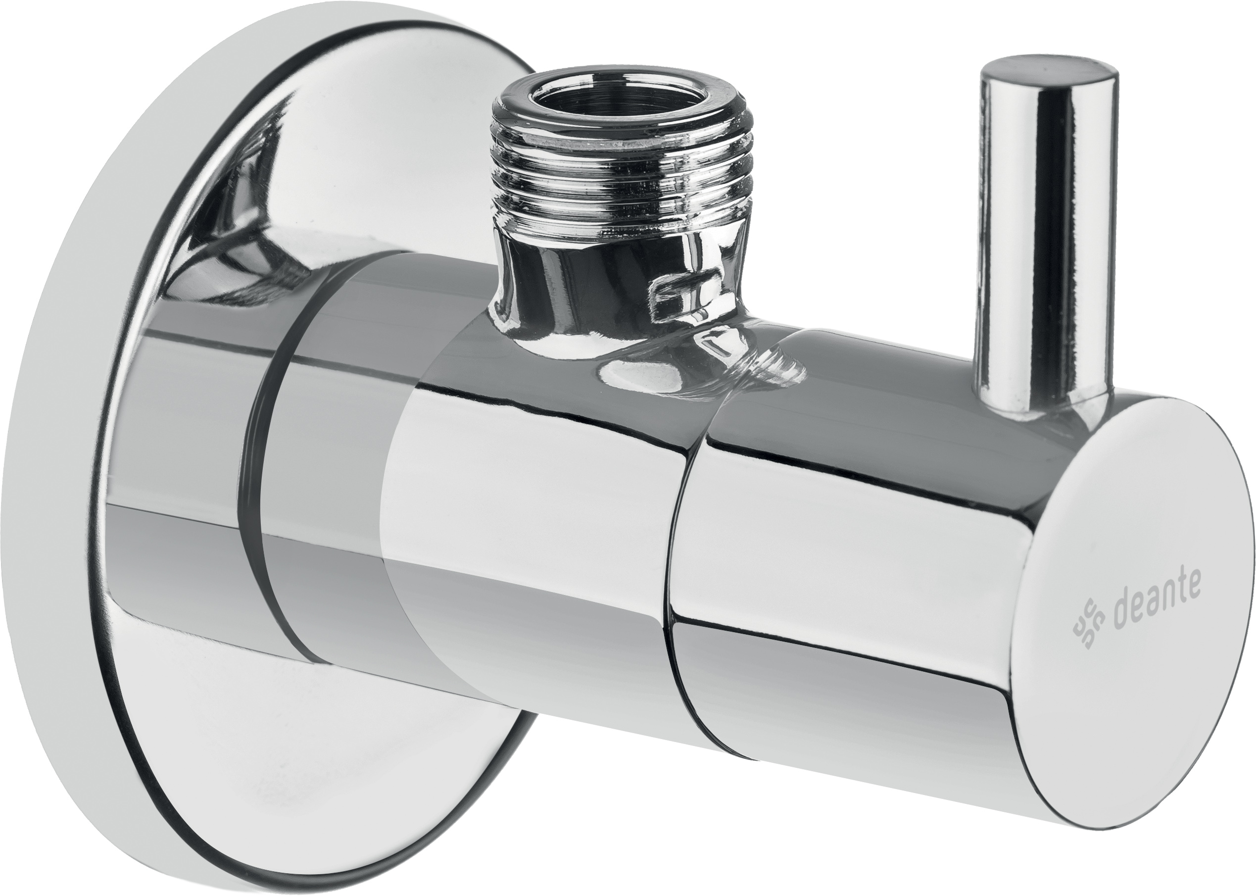 Uhlový ventil s keramickou hlavicou 1/2" - 3/8" – okrúhly