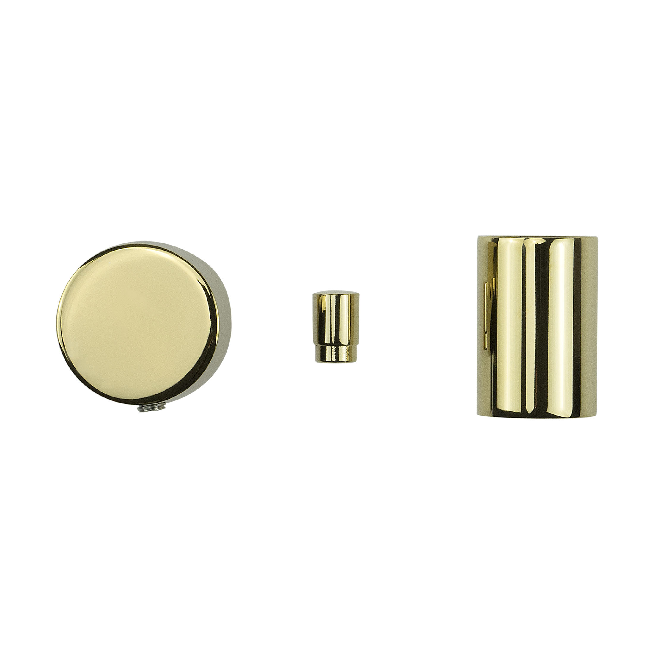 Knob, of the diverter, with metal sleeve