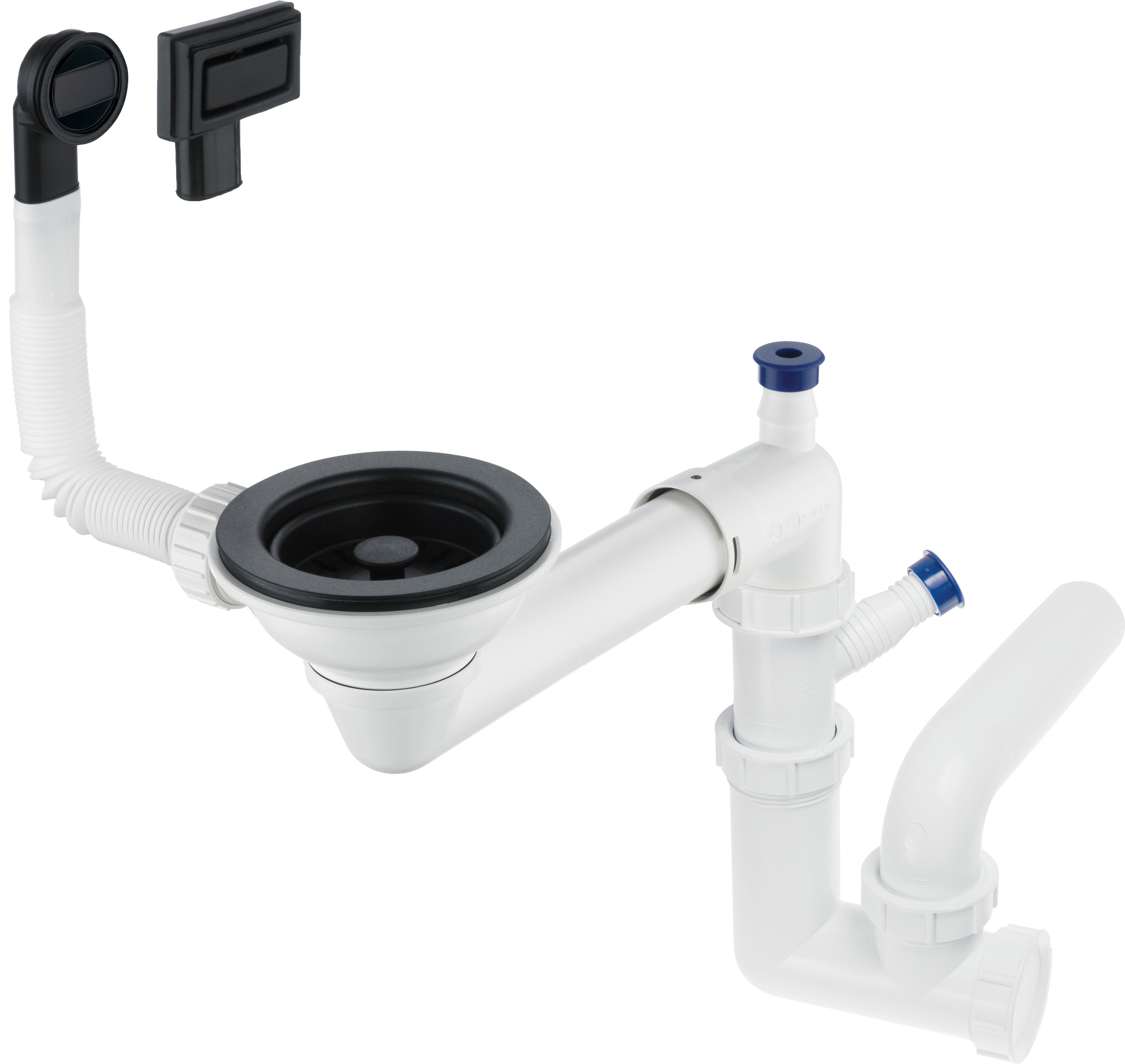Syfon do zlewozmywaka 1-komorowego - Space-Saver