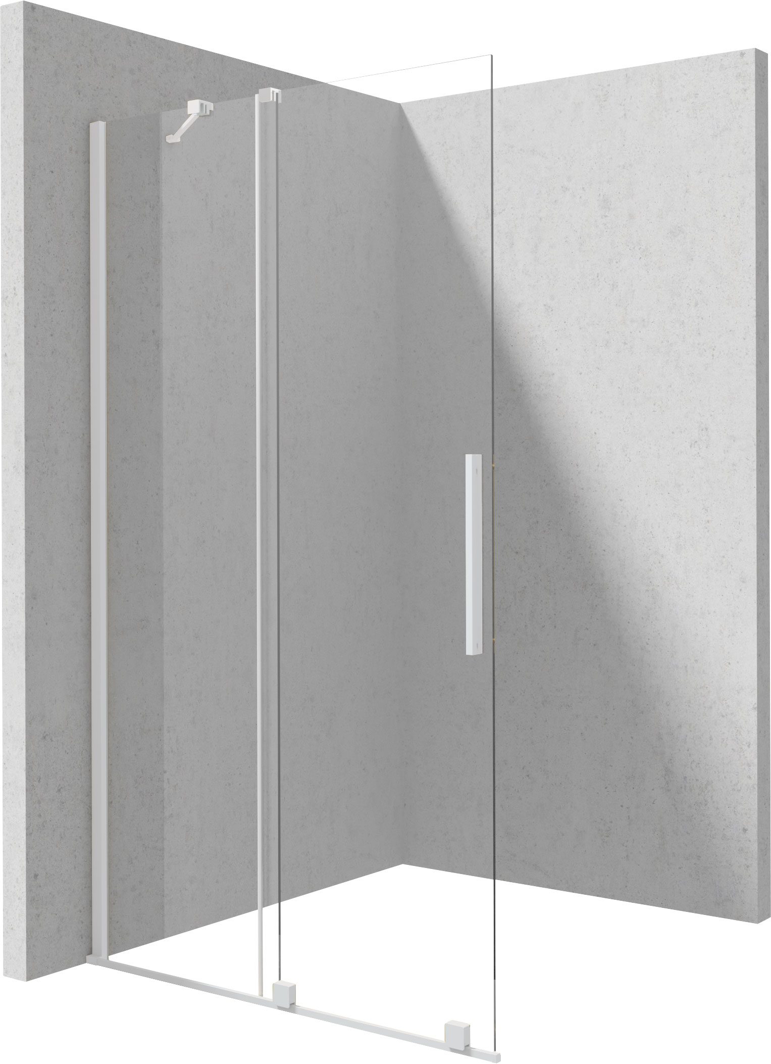 Ścianka prysznicowa walk-in 120 cm - przesuwna