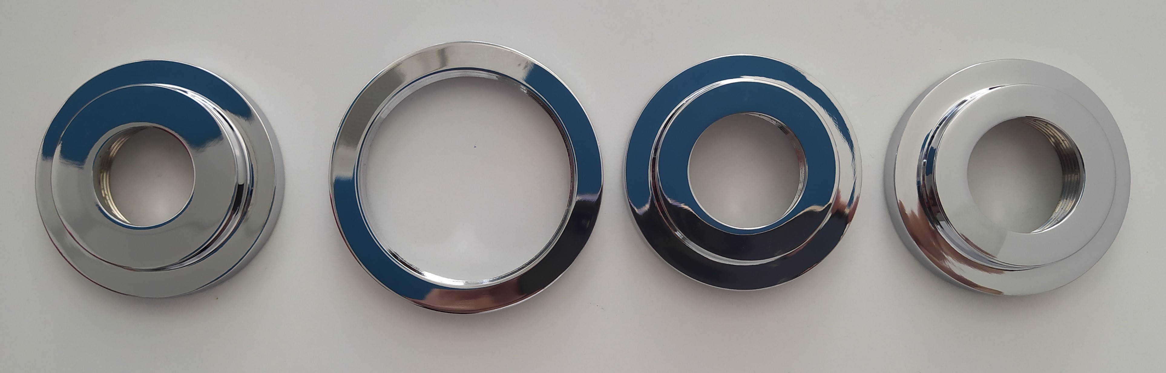 wall plate, for bathtub mixers - 4 pcs