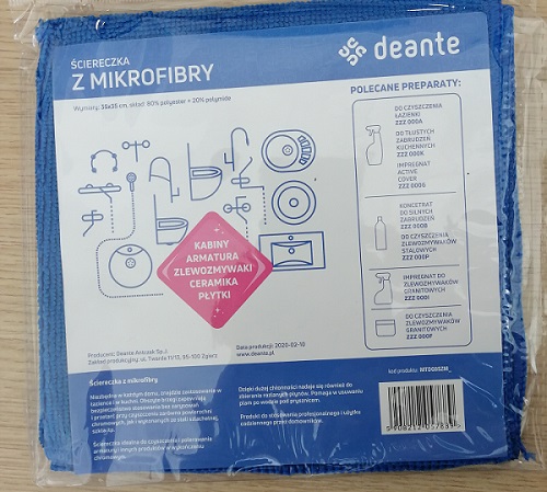Cloth, made of microfiber