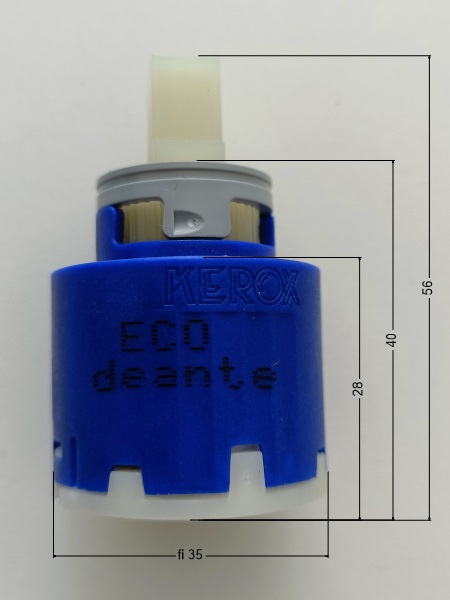 Ceramic cartridge, 35 mm - low