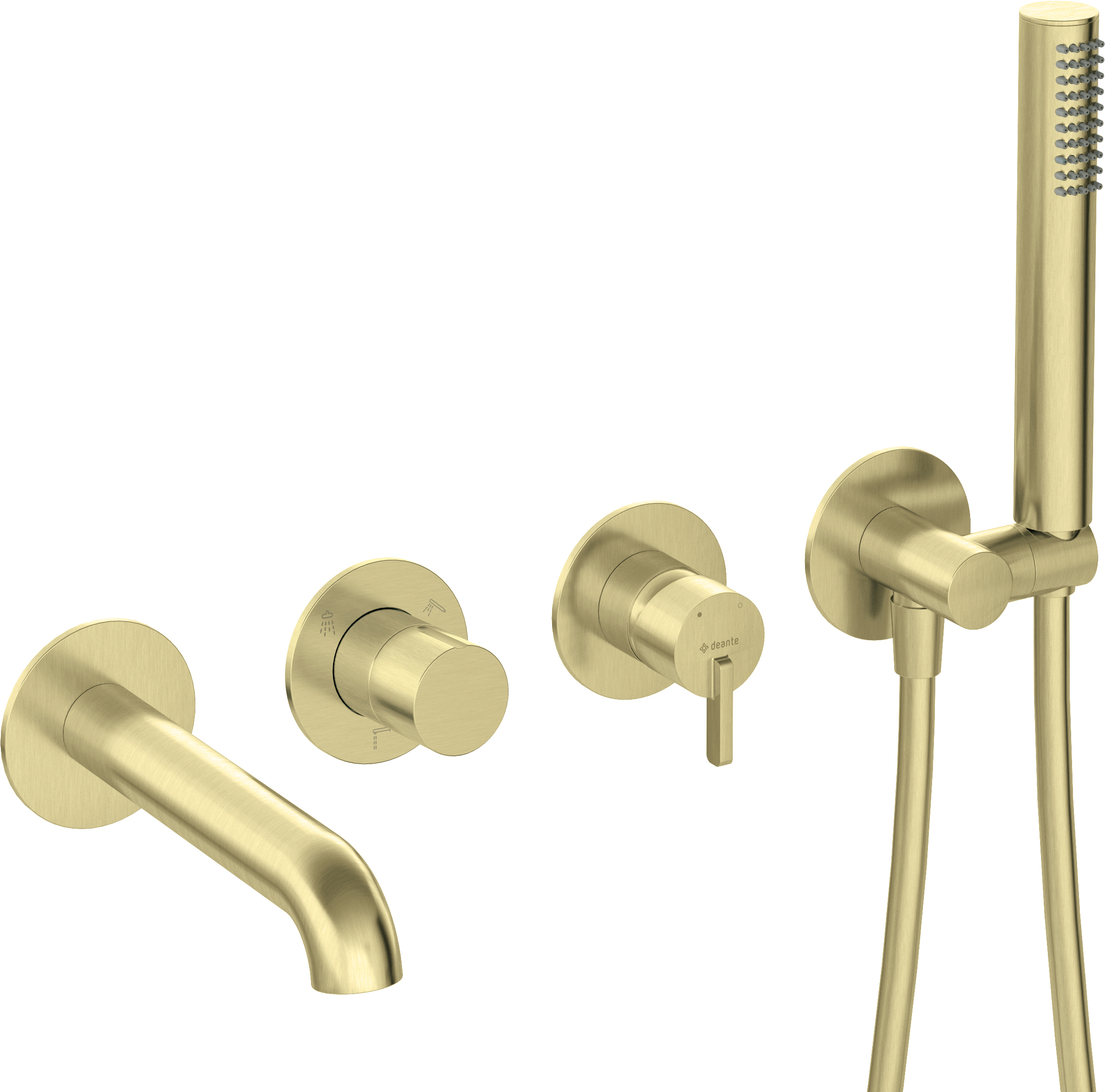 Silia - Bateria wannowa 4-otworowa podtynkowa
