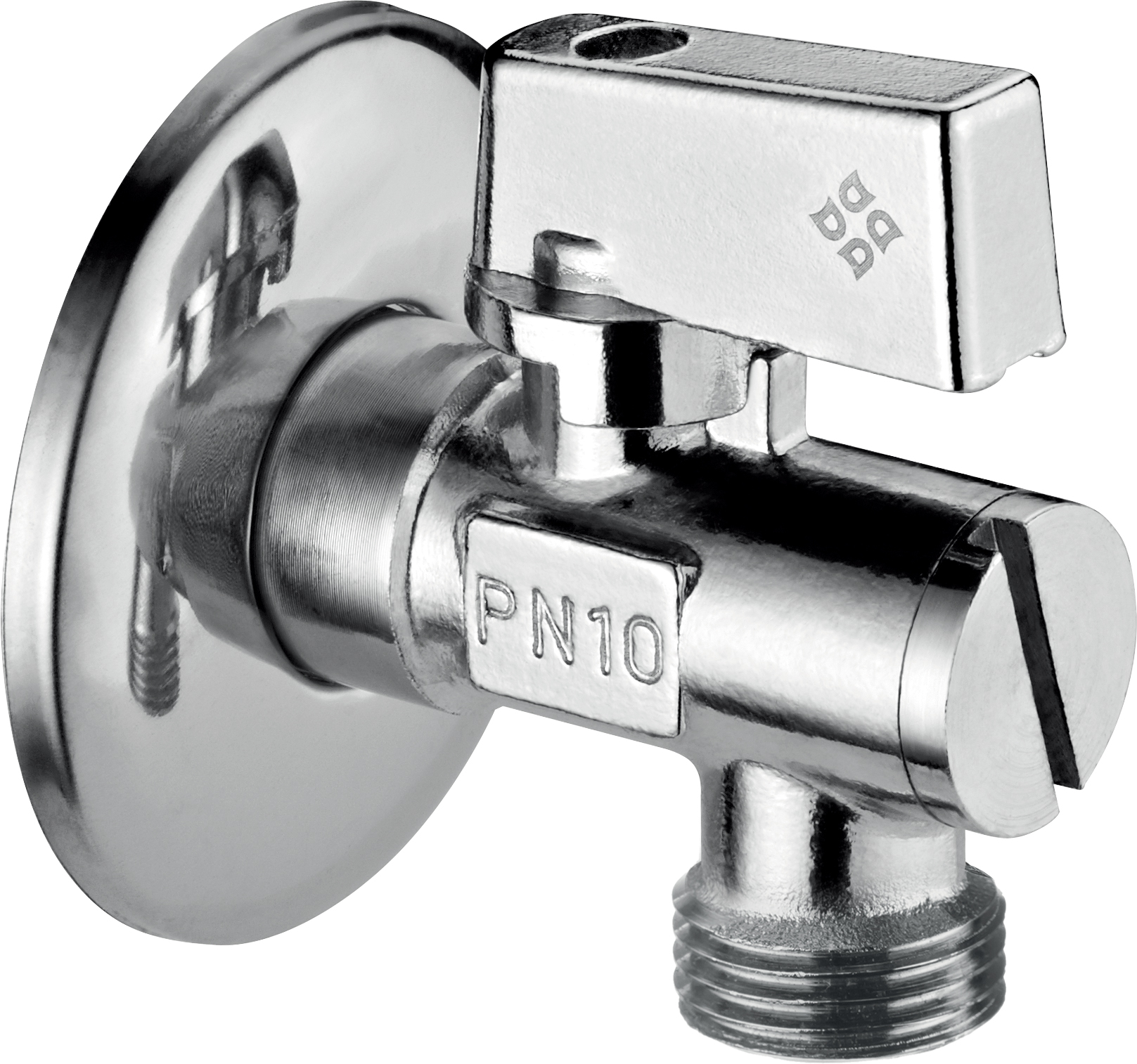 Zawór kątowy do podłączenia spłuczki WC 1/2" - 1/2"