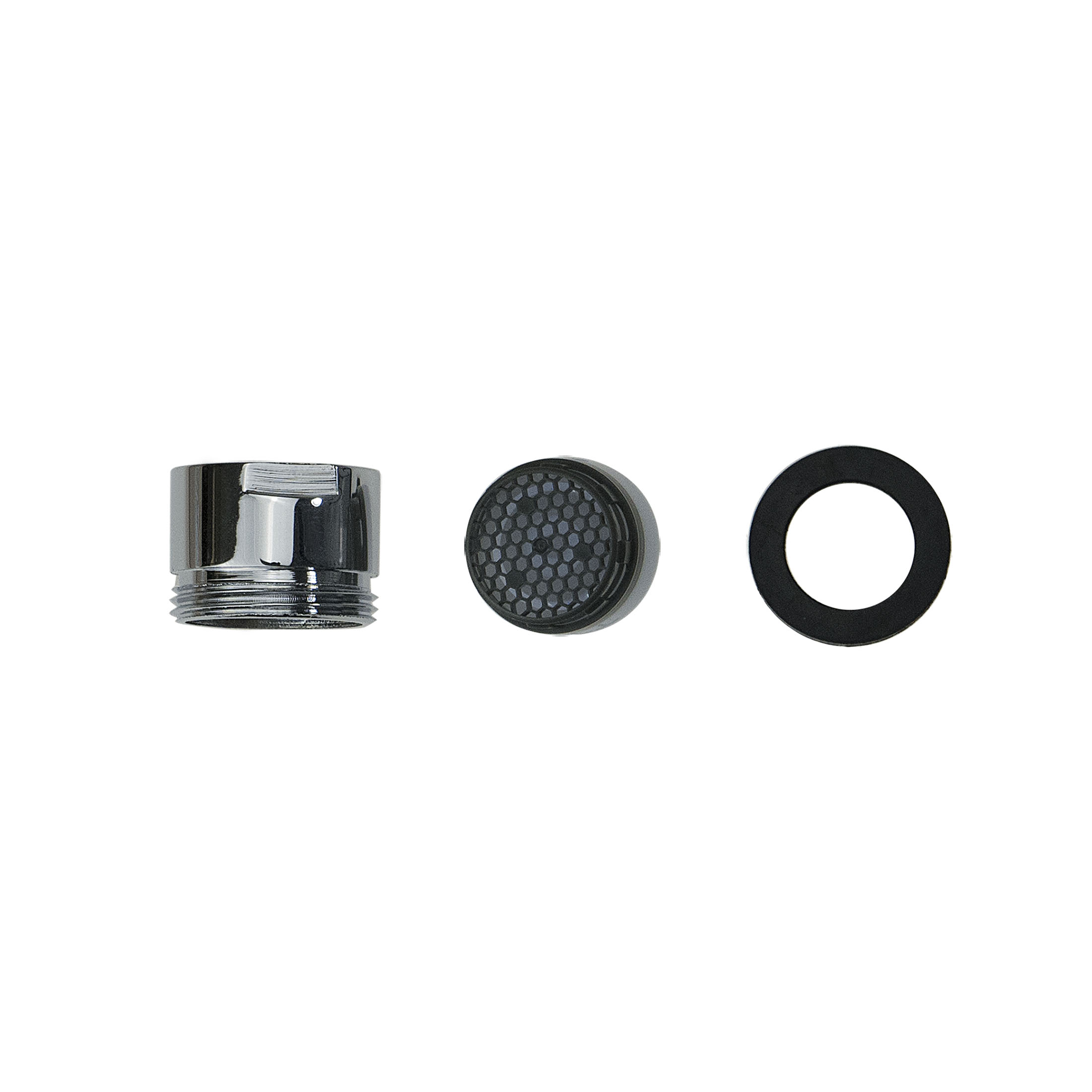 Aerator, for washbasin and sink taps, for water filtration