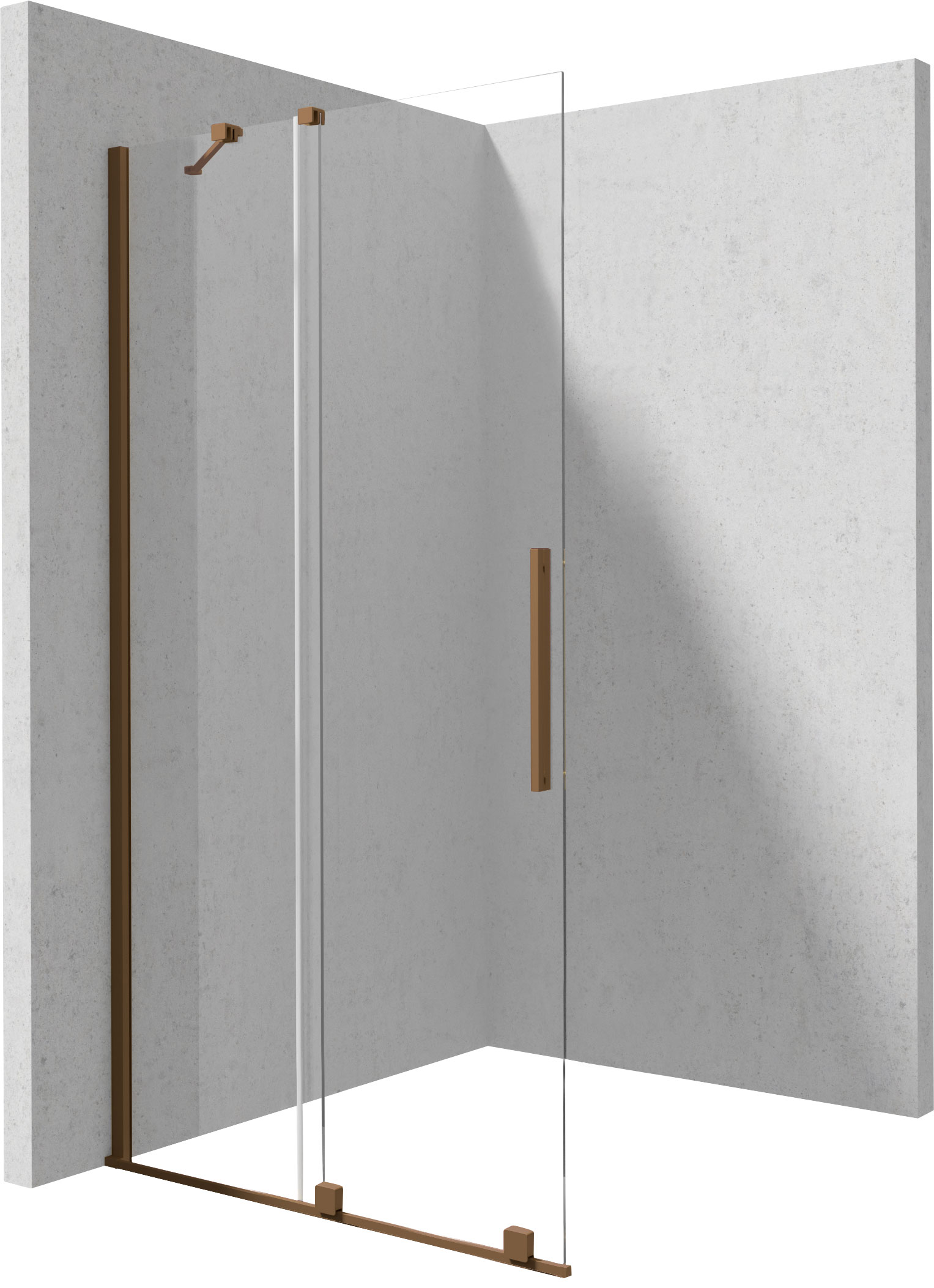 Ścianka prysznicowa walk-in 80 cm - przesuwna