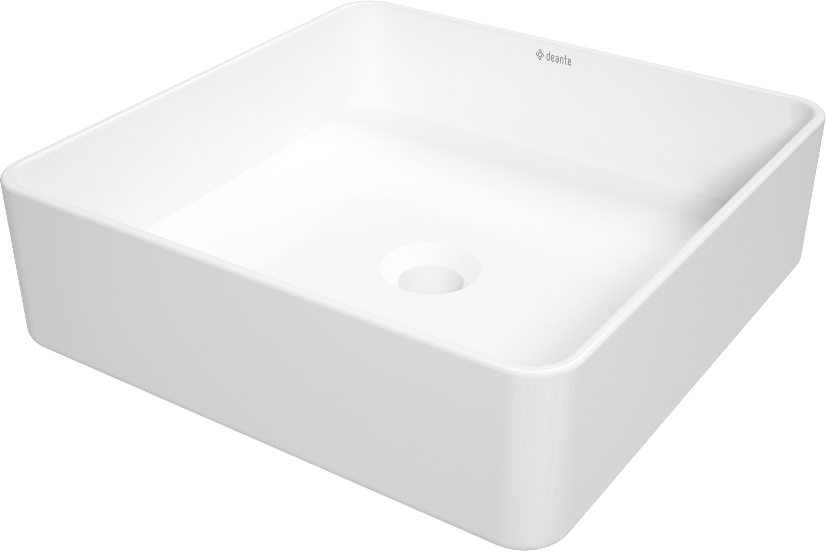 Square - Umywalka ceramiczna nablatowa
